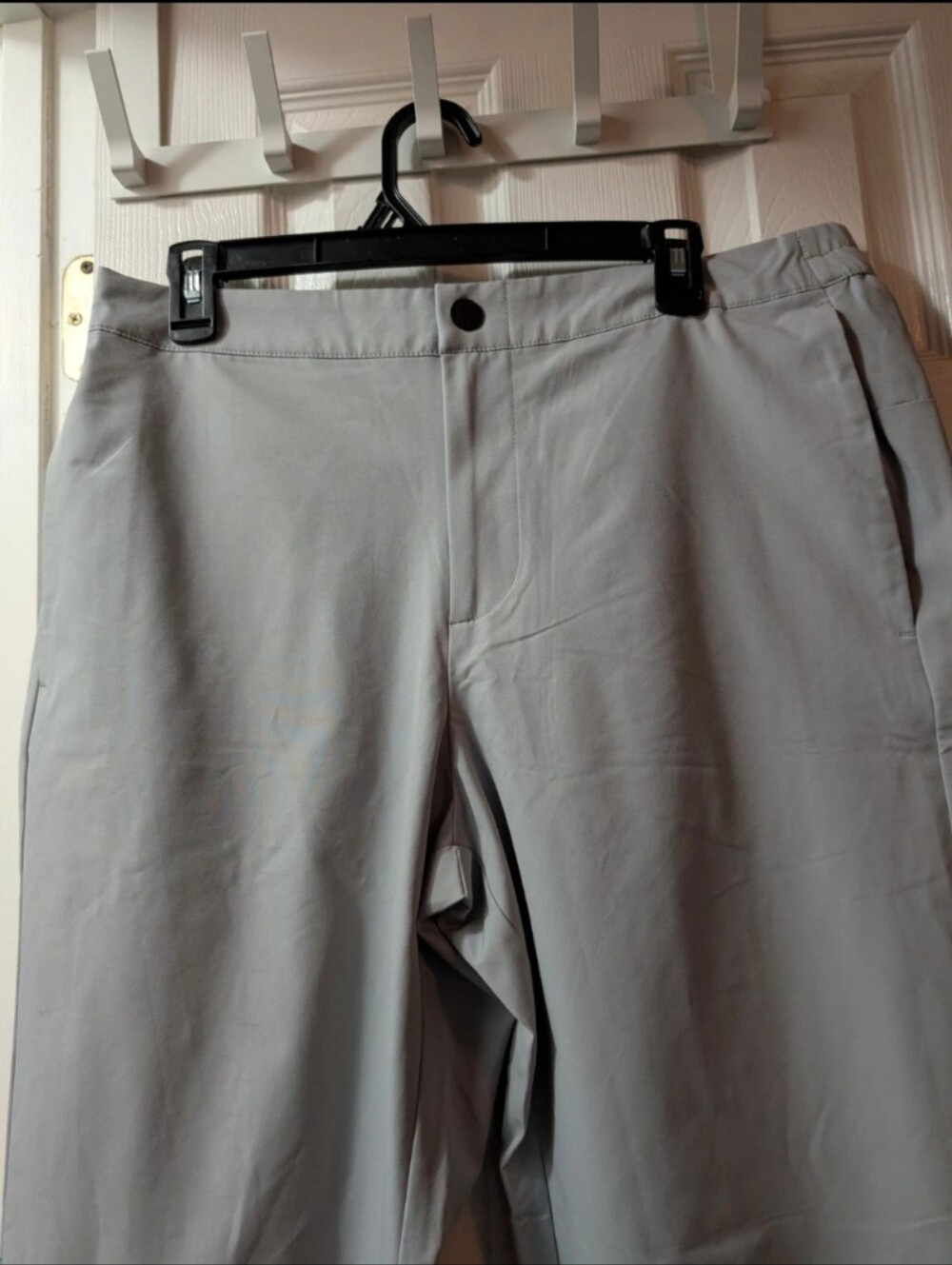 Banana Republic Mens Jogger Pants Gray Size 34 Stretch Chino Athletic Casual - Picture 4 of 14